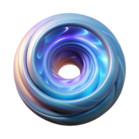 elegant rustic Wormhole Opening Swirling Light Cutout Element high resolution png