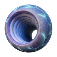 impressive minimalist Wormhole Tunnel Through Spacetime Isolated Element exclusive png