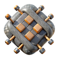 serene artistic Woven Sensor Array Detail Isolated premium png