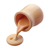 stunning abstract Xanthan Gum Solution Pouring Cutout Transparent Background genuine png