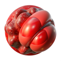 elegant rustic Parallel Universe Collision Abstract Art Red Transparent Background authentic png
