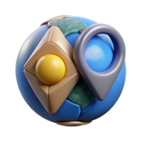 extraordinary rustic Parallel Worlds Icon Isolated with Symbolic Representation png