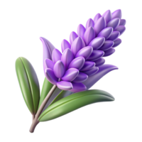 stunning classic Purple Lavender Sprig Cutout Isolated with Fragrant Flowers detailed png