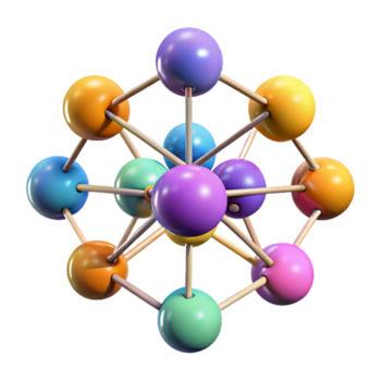 magnífico minimalista cuántico algoritmo visualización con diagrama de flujo estructura auténtico png
