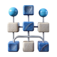 serene abstract Quantum Algorithm Visualization with Flowchart Structure high resolution png