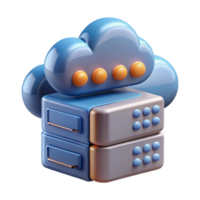 beautiful modern Quantum Cloud Computing Server Rack Isolated Element professional png