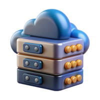 vibrant abstract Quantum Cloud Computing Server Rack Isolated Element original png