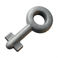 serene vintage Quantum Communication Protocol Icon Gray Key Cutout Element professional png