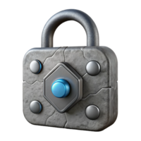 impressive minimalist Quantum Communication Security Icon Gray Padlock Cutout Element original png