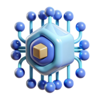 dramatic abstract Quantum Computing Data Stream with Binary Code professional png