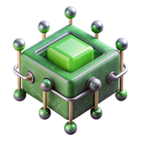 stunning classic Quantum Computing Network Node Green Circuit Isolated png