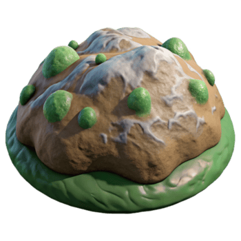 extraordinário criativo realista terreno textura para virtual os mundos isolado autêntico png