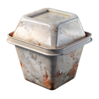 stunning artistic Recyclable Takeout Container with Clear Lid Transparent Background authentic png