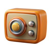 wonderful abstract Retro Radio Tuning Knob Detail Transparent Background detailed png