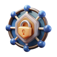 magnificent artistic Secure Quantum Communication Channel Icon Transparent Background high resolution png