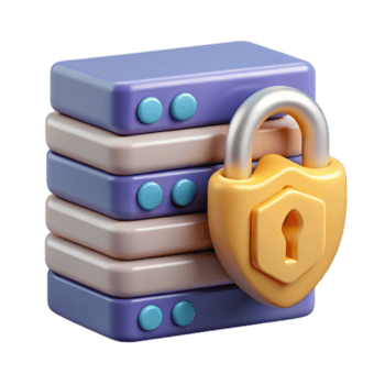 elegante vintage seguro quantum dados cópia de segurança ícone transparente fundo exclusivo png