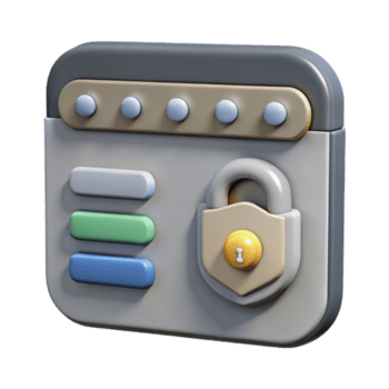 elegante contemporaneo sicuro sito web accesso modulo con grigio ingresso i campi isolato alto risoluzione png