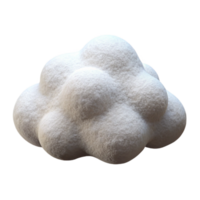 impressive creative Single Cloud White Fluffy Cutout Element exclusive png