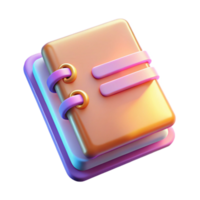 magnificent artistic Soft Glow on Notebook Transparent Background original png