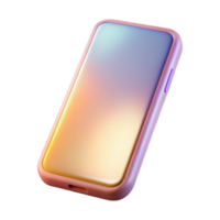 wonderful abstract Soft Glow on Smartphone Isolated high resolution png