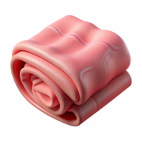 stunning modern Soft Pink Blanket Folded Transparent Background exclusive png