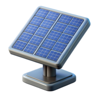 vibrant abstract Solar Panel Array Side View Isolated professional png