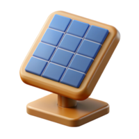 stunning rustic Solar Panel Icon Simple Design Isolated detailed png