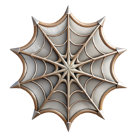 beautiful traditional Spider Web Structure Transparent Background Element authentic png