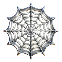 magnificent abstract Spider Web Intricate Design Silvery Threads Transparent Background png