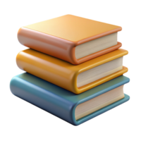 magnífico rústico pilha do livros frente Visão transparente fundo Cortar fora exclusivo png