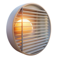 elegant contemporary Sunlight Through Window Blinds Isolated png