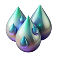 magnificent modern Synthetic Tears Isolated with Crystal Shine authentic png