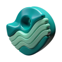 magnificent traditional Teal Data Visualization Cutout Element authentic png