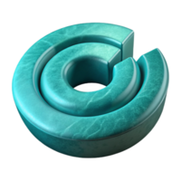 dramatic classic Teal Data Visualization Cutout Element professional png