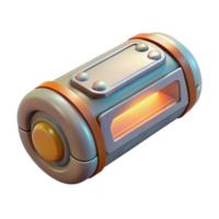 stunning creative Time Travel Capsule Retro Design Transparent Background high resolution png