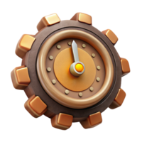 wonderful rustic Time Travel Dial Rotating Mechanism Cutout Element high quality png