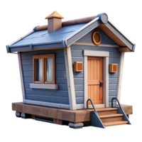 magnificent modern Tiny House Front View Cutout with Modern Design genuine png