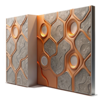 vibrant modern Transforming Wall Panel Cutout Perspective View authentic png