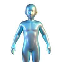 stunning abstract Translucent Human Figure with Energy Flow Cutout original png