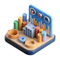 impressive contemporary Urban Data Visualization with Infographics Transparent Background professional png