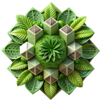 dramatic classic Urban Greenery Pattern Isolated with Repeating Design Element original png