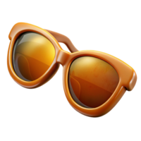 magnificent vintage Vintage Sunglasses Isolated with Amber Lenses png