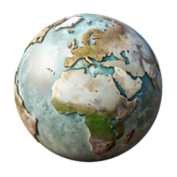 wonderful minimalist Vintage World Map Illustration Isolated premium png