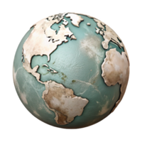 extraordinary abstract Vintage World Map Illustration Isolated detailed png