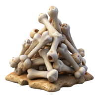 extraordinary rustic Weathered Bone Pile Transparent Background high quality png