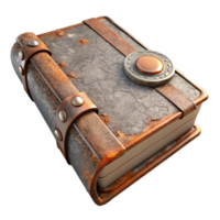 wonderful vintage Weathered Book Cover Transparent Background authentic png