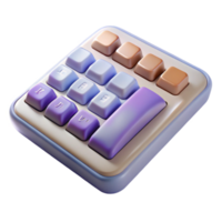 beautiful creative Wireless Keyboard Numeric Keypad Isolated Cutout high quality png