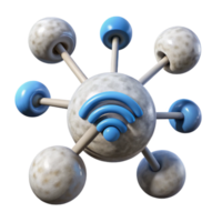 impressive rustic Wireless Sensor Network Nodes Connected Transparent Background authentic png