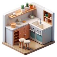 magnificent vintage Zero Waste Kitchen Illustration Modern Style Transparent Background authentic png