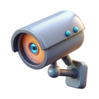 extraordinary creative Security Camera with Night Vision Isolated on Transparent Background high resolution png